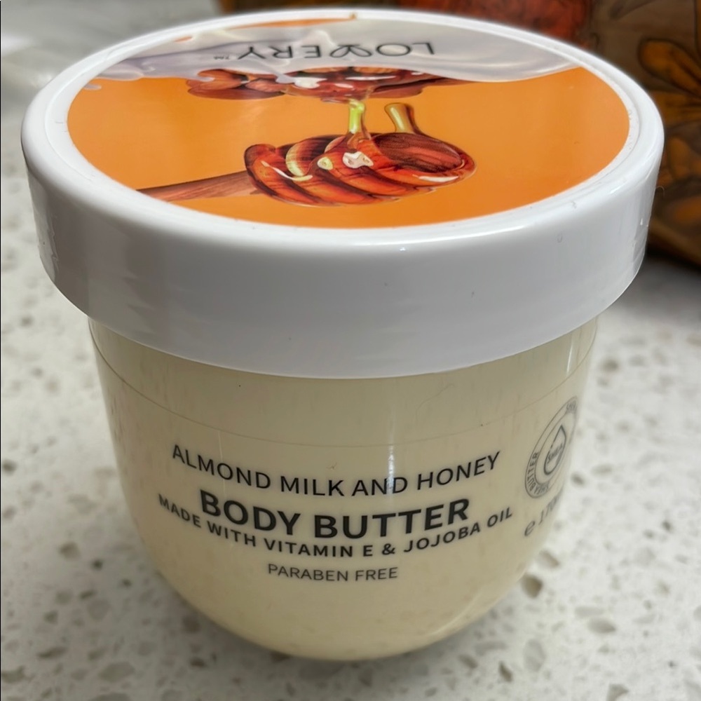 NEW Lovery‎ Almond Milk and Honey Whipped Body Butter, Scented Body Cream, 170ml